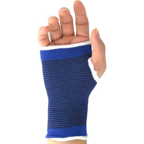 Sports Handguard Simple Fitness Gloves Polyester-Cotton Knitted Wrist Protector Palm Protector Sports Warm Protector