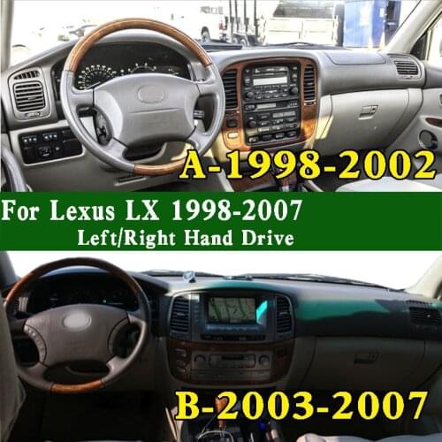 Fits Lexus LX470 UZJ100 1998 1999 2000 2001 2002 2003 2004 2005 2006 2007 Dashmat Dashboard Cover Protective Pad Dash Mat Carpet