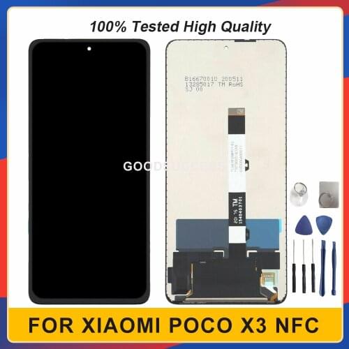 6.67'' For XIAOMI POCO X3 NFC Lcd Display Touch Screen Digitizer Assembly Parts For XIAOMI POCO X3 M2007J20CG