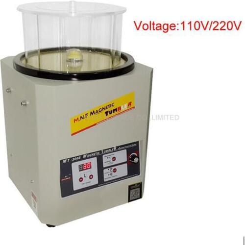 1pcs 110V/220V Magnetic Tumbler Jewelry Polisher Super Finishing MT-306B