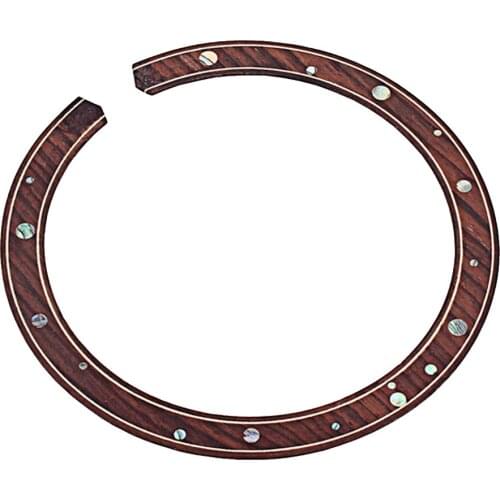 1pc Rosette Rosewood Sound Hole Decals Sticker Inlay for Acoustic Folk Guitar Parts