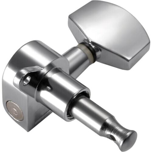 12 Pieces Guitar String Tuning Peg Tuner Machine Heads Knobs for Acoustic Guitar -Silver (6 for Left + 6 for Right)