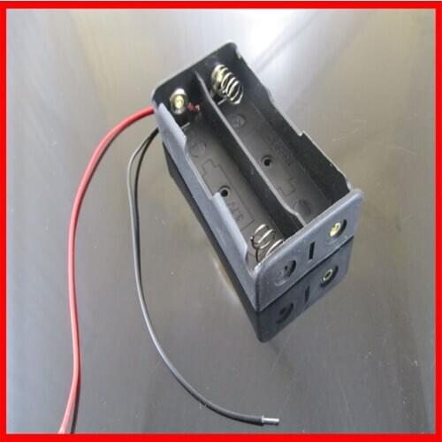 2×18650 battery box 2 18650 lithium battery box with cable 2 18650 series 7.4V battery box