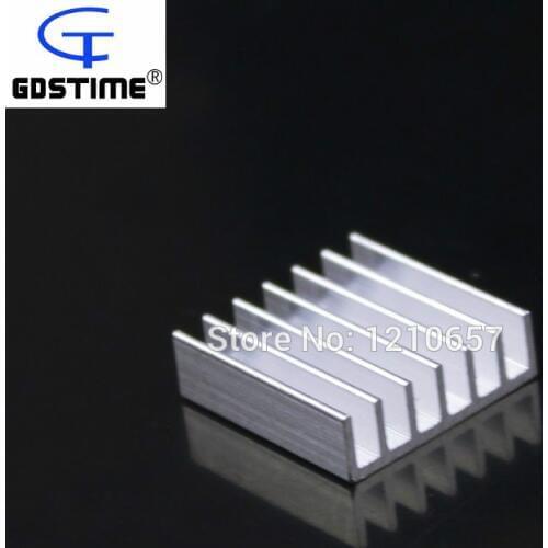 20 pieces lot 20x20x6mm silver Memory IC Chip Aluminum Heatsinks With 3M Tape