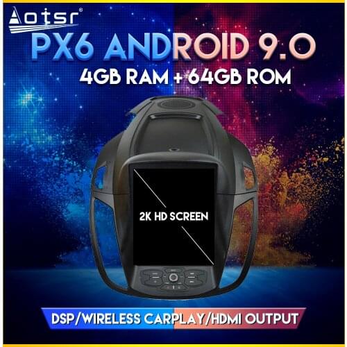 Car GPS Radio For Ford Kuga 2013-2017 PX6 Android 9.0 Tesla style Vertical screen Car GPS Navigation Player DSP CARPLAY