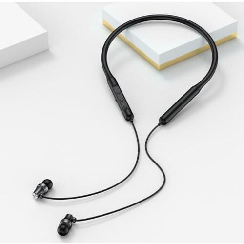 GB13 Wireless Headsets Neck Hanging 9D Stereo In-ear Waterproof Bluetooth-compatible 5.0 Earphones for Sports