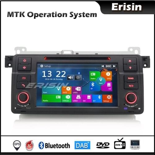 Erisin EU Stock 7162 7" GPS DVR DTV Canbus DVD Bluetooth Car Radio for BMW 3 Series E46 Rover 75 MG ZT