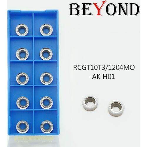 BEYOND RCGT RCGT10T3 RCGT1204 MO RCGT10T3MO-AK RCGT1204MO-AK H01 Processing Copper Aluminum R5 R6 Milling Cutter Lathe Tools CNC