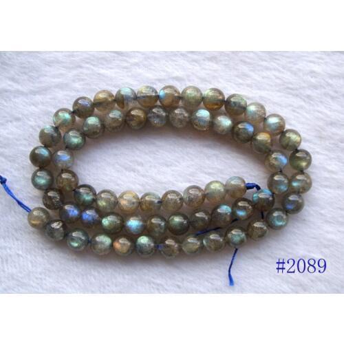 Natural Labradorite Round 7mm Loose Beads For Jewelry Making DIY Bracelet Necklace Earrings