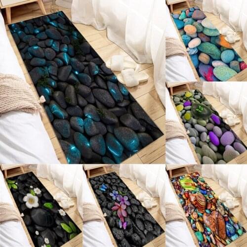 Cobblestone Pattern Door Mat Hallway Carpets Area Rugs for Bedroom Rug Living Room Carpet Kitchen Bathroom Anti-Slip Floor Mats