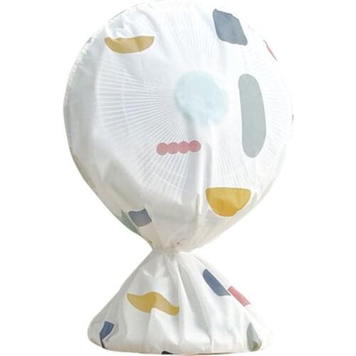 Fan Cover Round Dust Cover Waterproof Dustproof For Electric Fans Dust Cover Guard Protector Electrical Fans 2 Sizes 2 Colors