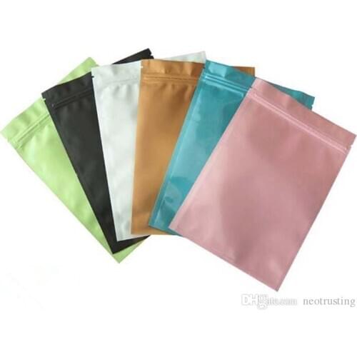 Leotrusting Matt Green Flat Bottom Aluminum Foil Ziplock Bag Resealable Green Heat Sealing Zipper Pouch Custom Print