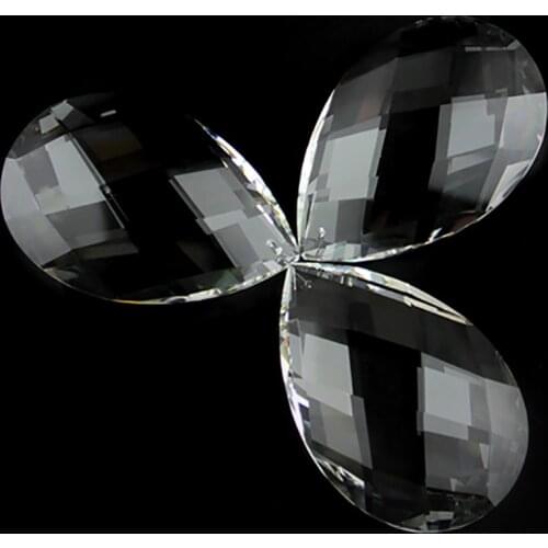 Big Size 89mm Clear Crystal Chandelier Retail Lamp Grid Pendants For Chandelier Glass Lighting Parts On Sales