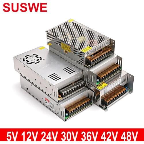 Regulated power supply 5V 12V 24V 36V 30V 48V 10W 25W 30W for LED strip CCTV switch lighting transformer