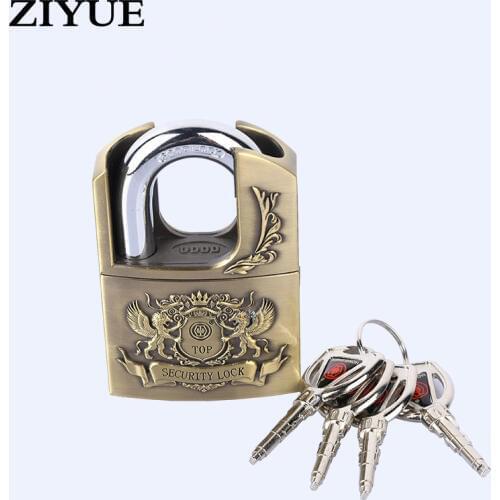 Free Shipping Zinc Alloy Packet Beam Pry Bullet Padlock Anti-smash Anti-sawing Home Garage Anti-theft Lock