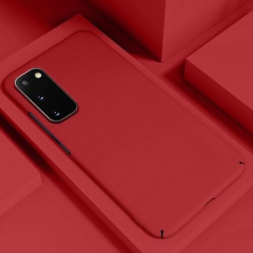 Ultra-thin Colorful Matte Hard PC Phone Case For Samsung Galaxy S20 S10 E 5G S9 S8 Note 10 9 Plus Cute Shockproof Frosted Cover