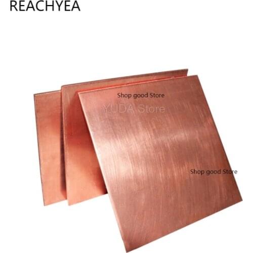 1pc 99.9% Copper Sheet Plate DIY material Copper Tablets Plate Strip Shim Heatsink for Mould Art GPU CPU VGA Chip RAM Cooling