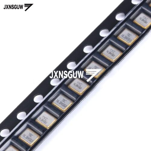 10PCS 3225 SMD passive crystal oscillator 16.384MHz 10ppm 20pF X322516384MSB4SI 4 foot