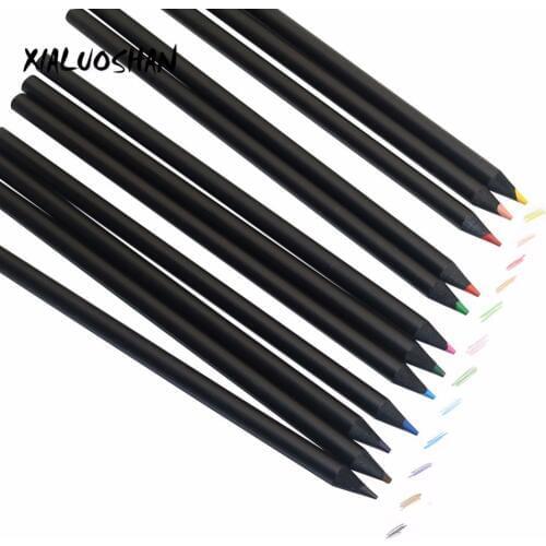12 Pcs Color pencils for drawing 12 different colores pencil set Crayon Stationery For School Drawing Sketch Art Supplies
