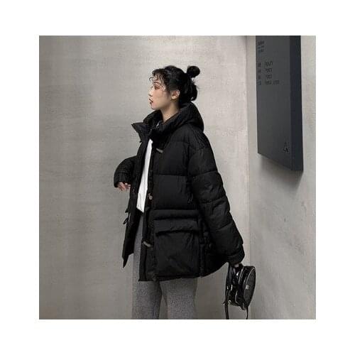 2020 womens clothing New Winter Clothes down Jacket Female Short Hood White Duck down Padded outerwear coats