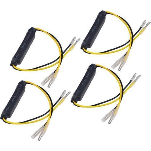 4pcs Resistor 21W Resistor Motorcycle Turn Signal Indicator Light LED Load Resistor Decoder Fix Error Accessories 26ohm DC 12.8V