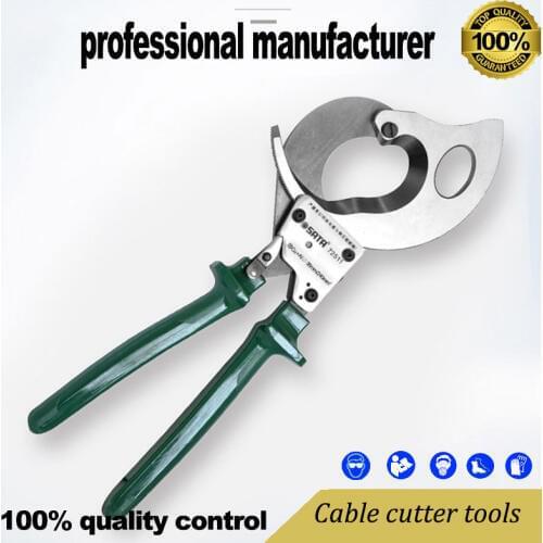 72511/72512 crimping tool cable cut scissors copper rope cutter Manual ratchet wire cable shearing wire cutting clamp copper