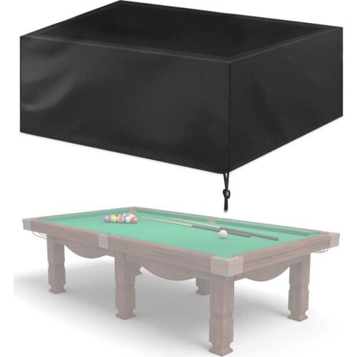 9ft Waterproof Billiard Table Cover Folding Pool Table Cover Dustproof Cover Moisture Resistant Durable Oxford Protection Case