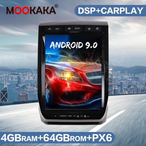 Tesla Screen Car Multimedia Player GPS Navigation For Ford Raptor F150 2015-2019 Android 9.0 Radio Stereo Head Unit Audio PX6 HD