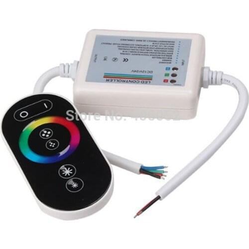 DC 12V 24V Wireless RF LED Controller LED Dimmer RF Touch Panel Remote LED Controller For RGB LED STRIP Or Lamp