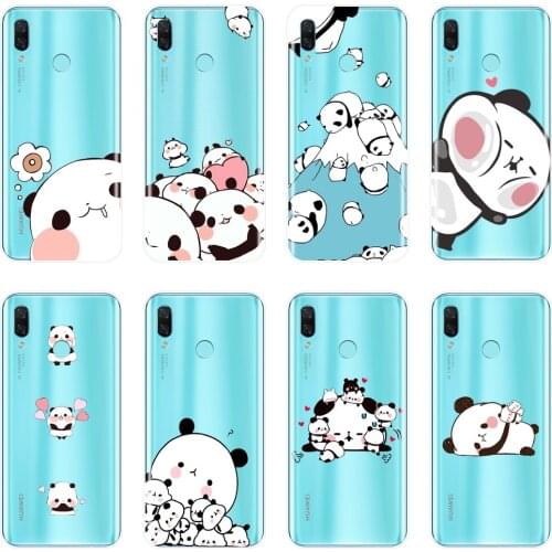 Case For Huawei Nova Smart Lite 2017 Silicone Cute Panda Back Cover For Huawei Nova 2i 2 Lite Plus 3 3I 3E 4 4E 5 Phone Case