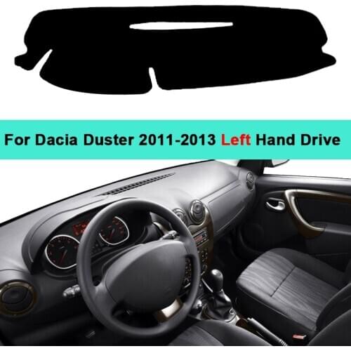 2 Layers Car Auto Dashboard Cover Carpet Cape For Dacia Duster 2011 2012 2013 SunShade Pad Protector Dashmat Anti-Slip Mat