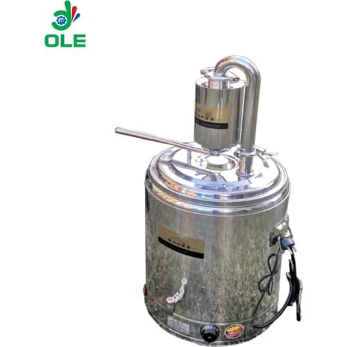 Lavender Essential Oil Distillation Extractor Machine 55L Hydrolat Steaming Machine