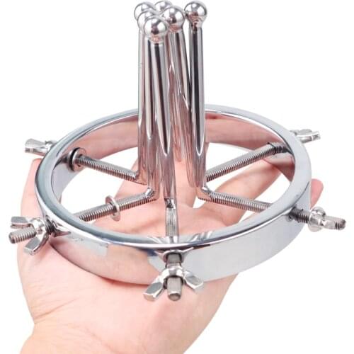 Extreme Anal Vaginal Dilator Vaginal Speculum Mirror Adult Metal Anus Pussy Dilator Anal SM toy For Woman utt Expansion Device