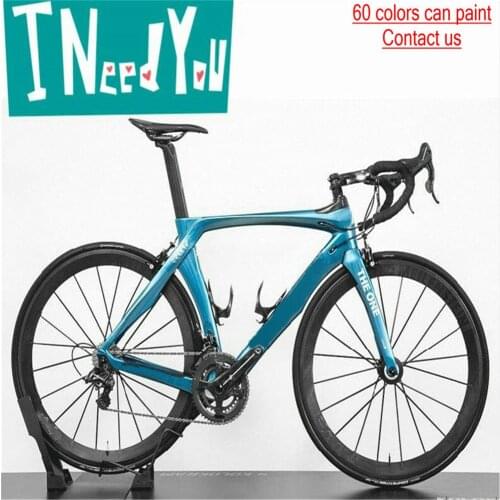 Blue Custom logo RB1K THE ONE Carbon Road Complete Bike with 105 R7000 R8000 groupset 50mm Road Wheelset