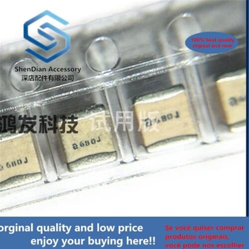 5pcs 100% orginal new 100B680JT500XT high Q value frequency voltage capacitor 1111 68PF J 500V