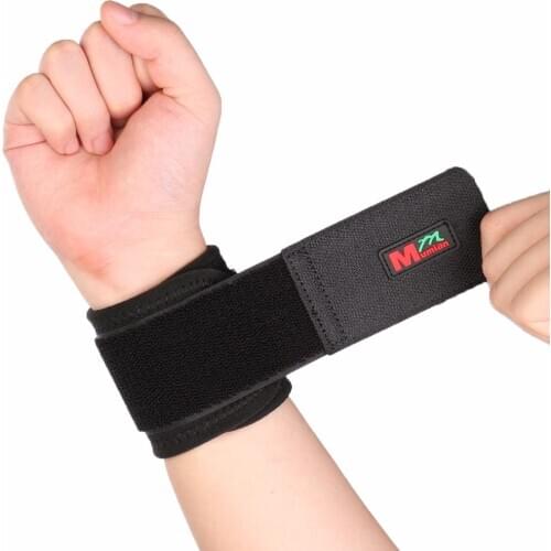 2018 New Adjustable Elastic Stretchy Wrist Support Tenis Tennis Sports Breathable Wristband Fitness Wraps Joint Brace Band C01