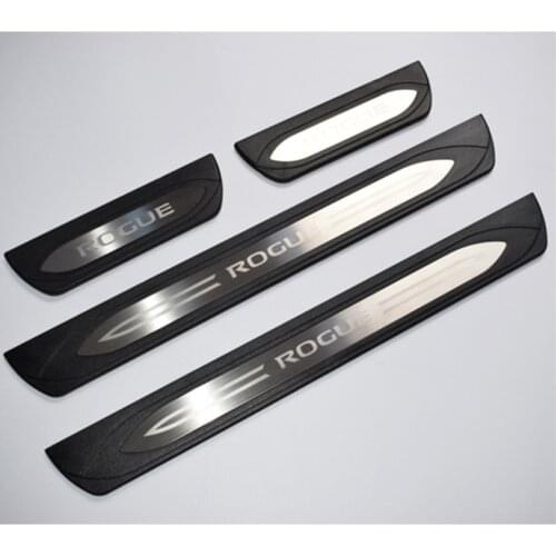 NEW ROGUE Door Sills Scuff Plates Stainless Steel Door Sills Scuff Plate for NISSAN ROGUE 2015-2020