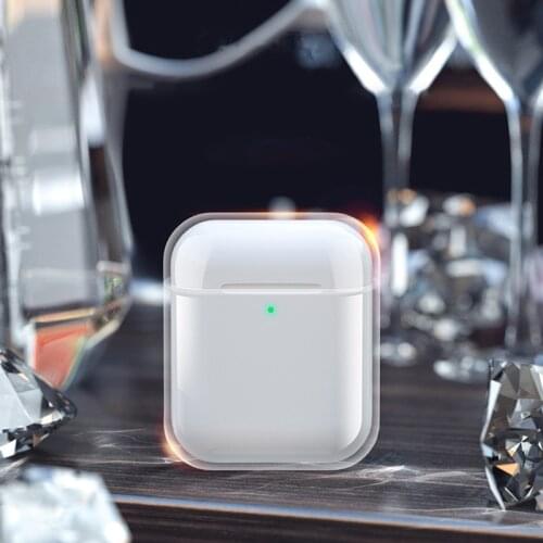 Transparent Wireless Earphone Case For Apple AirPods 1 2 Pro Bluetooth Headset Box Clear Silicone Protective Cover