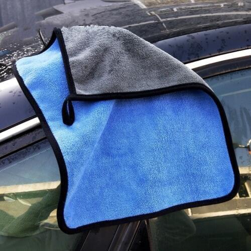 Size 30*30CM 800GSM Car Wash Microfiber Towel Car Cleaning Drying Cloth Hemming Car Care Cloth Super Absorbent Car Wash Towel
