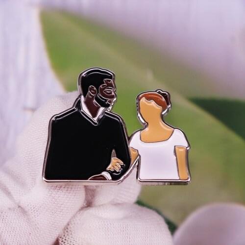 Romantic Bridgerton Moments Enamel Pin Simon and Daphne Brooch Badge Jewelry Accessary