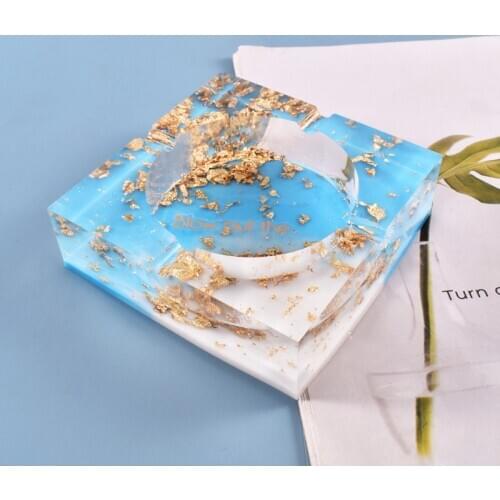 DIY Ashtray Mold Storage Box Crystal Molds Resin Ash Tray Mold Silicone Rolling Ornaments Coaster Mold Ashtray all for epoxy