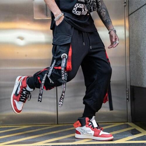 Pants Jogging Pants Men Cargo Pants 2021 Street Hip Hop Casual Pocket Cotton Sports Pants Men Harajuku Fashion Pants