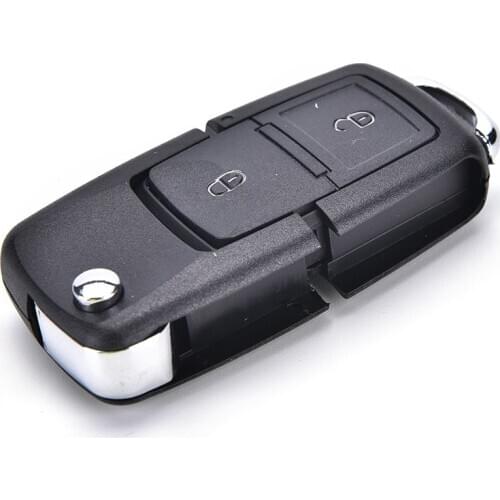 Folding Car Flip Remote Key 2 Buttons Case FOB Shell for GOLF Seat Altea Alhambra Ibiza Without Blade
