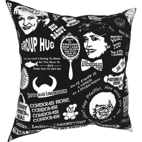 Thank You For Being A Friend Throw Pillow Cover Polyester Throw Pillow LGBT Pride Rainbow 45*45cm Pillowcover Home Decor