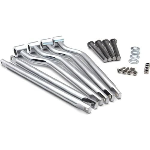 Motorcycle Saddlebag Support Bracket Universal Bar High Performance Saddlebag Bracket Set Safe Adjustable Saddle Bag Guard