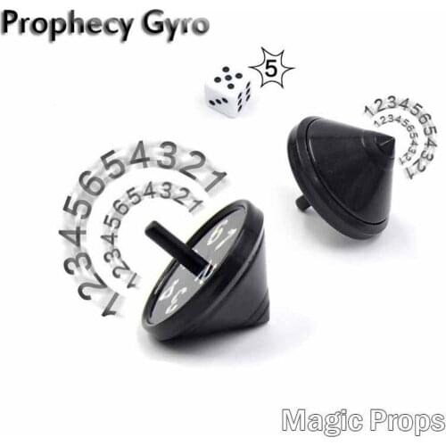 Magic Tricks Prop Funny Prediction Spinning Top Children Toy Gyro Birthday Gift
