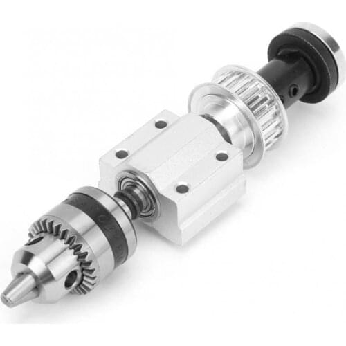 1 Set Unpowered Spindle Assembly B10 Drill Chuck M10 Shaft Sleeve for DIY Table Saw Bench Drill automatic tool