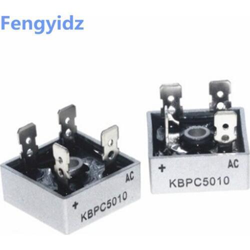 5PCS 50A 1000V diode bridge rectifier KBPC5010