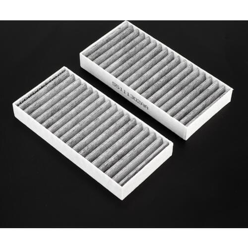 55111302AA 68233626AA 2PCS Car Cabin Air Filter for Jeep Wrangler 3.6L 2011-2012 for Jeep Wrangler 2.8 3.8 3.6 V6 2007-2013