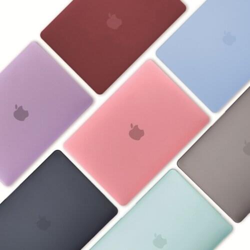 MTT 2020 New 13 inch Case For Macbook Air M1 A2337 A2179 Matte Crtstal Laptop Cover For Macbook Pro 13 15 Touch ID A2338 A2289